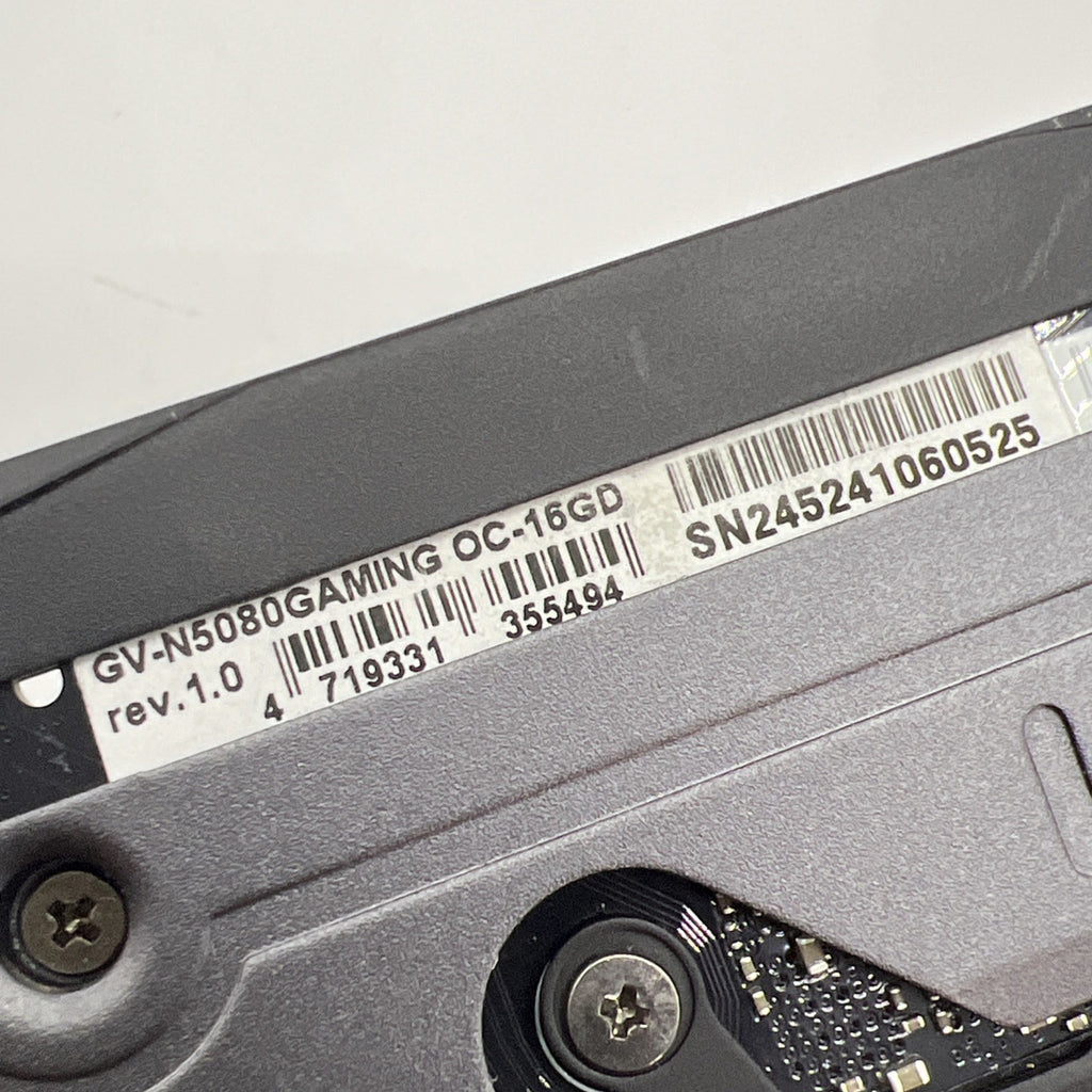 GIGABYTE GeForce RTX 5080 16GB GDDR7 GV-N5080GAMING OC-16GD
