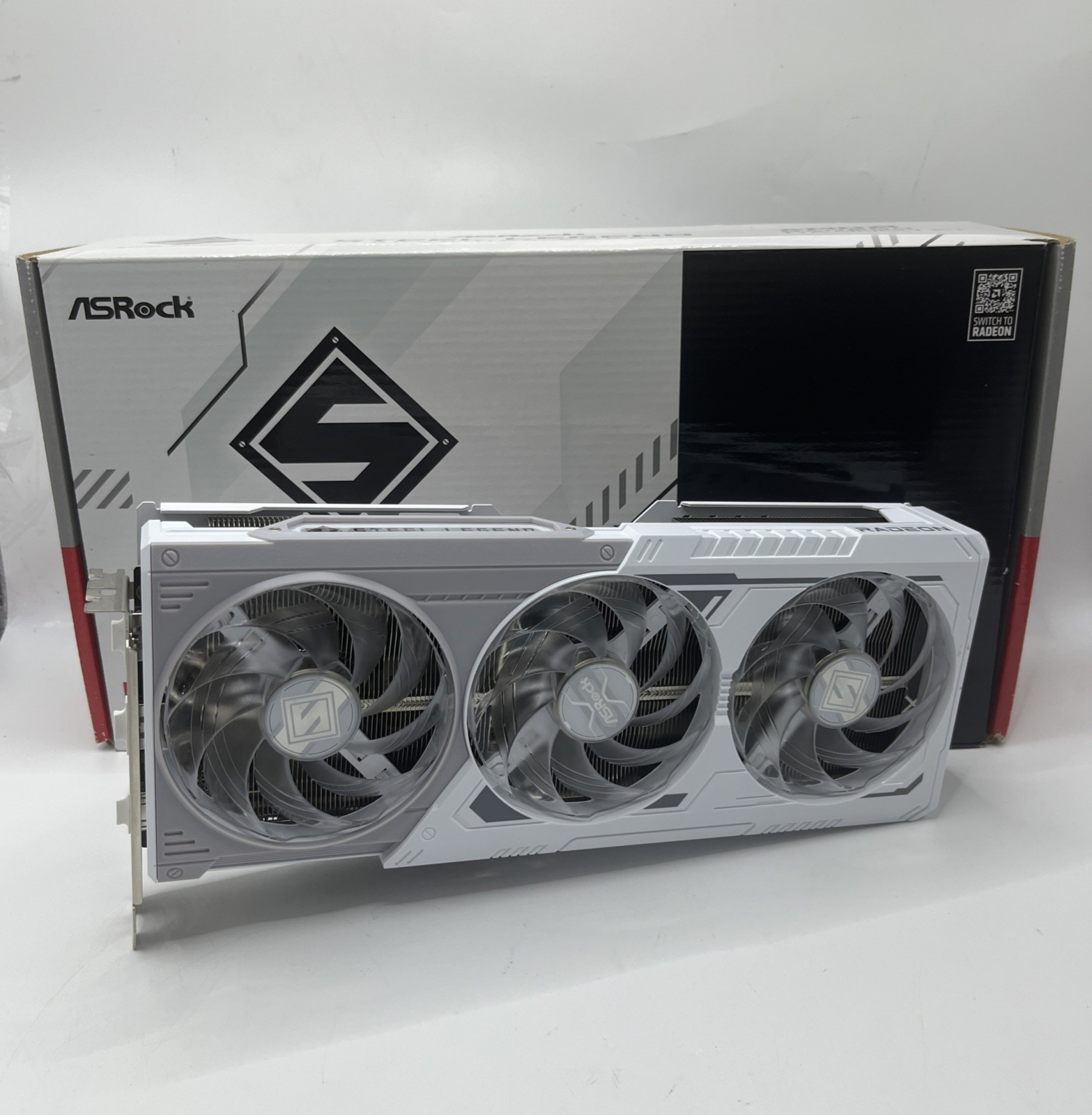 ASRock Steel Legend AMD Radeon RX 9060 XT 16GB OC Edition Graphics Card - White