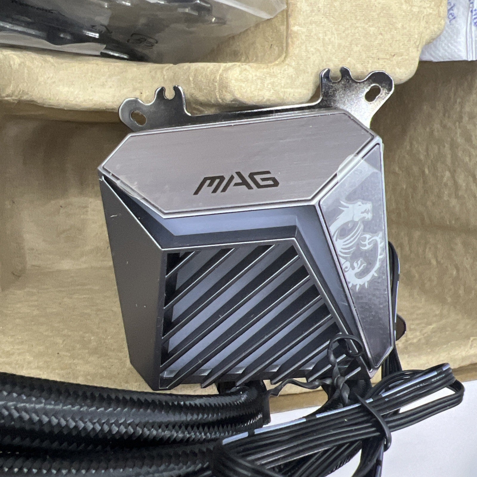 MSI - MAG Core Liquid A15 240 ARGB Liquid CPU Cooler 240mm Radiator
