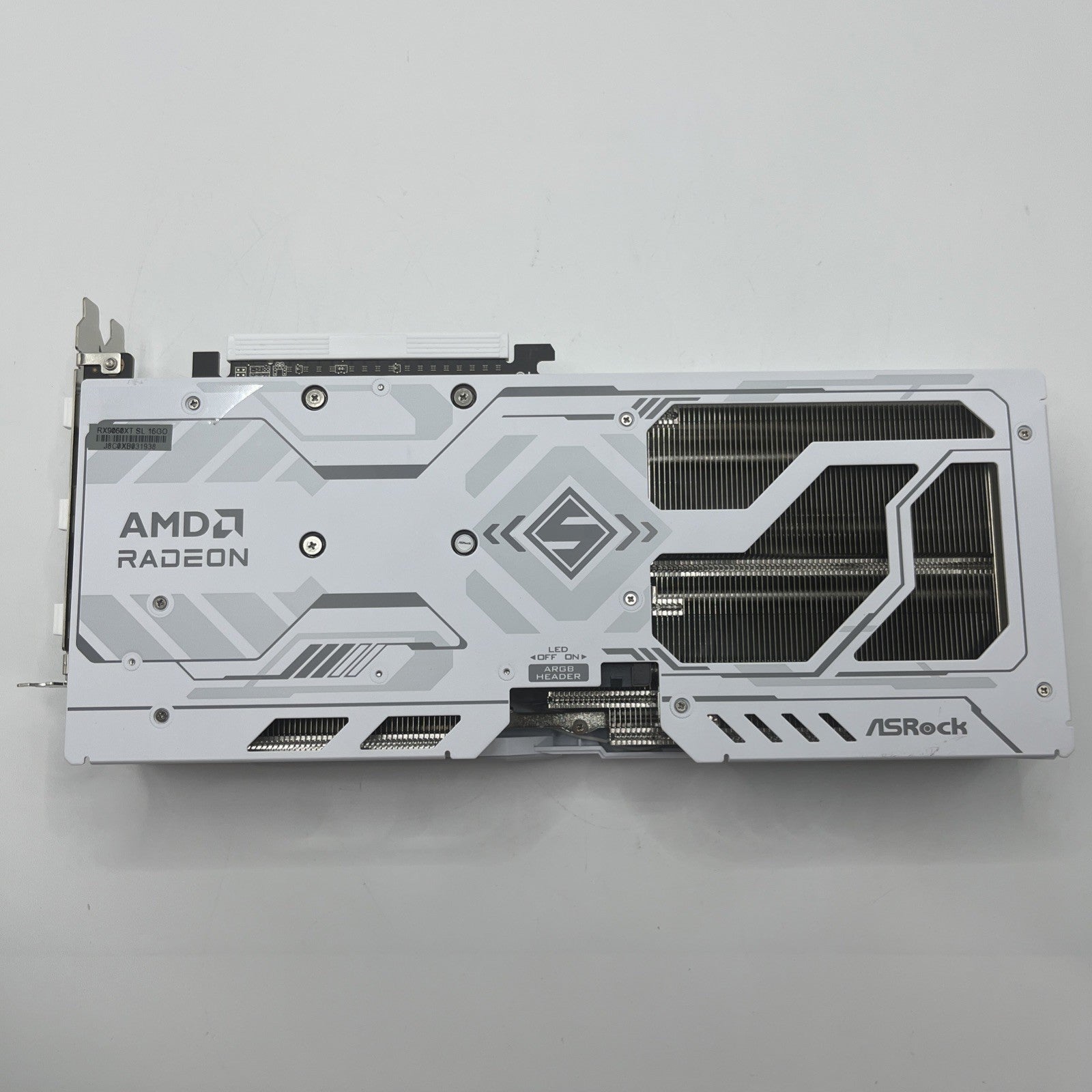 ASRock Steel Legend AMD Radeon RX 9060 XT 16GB OC Edition Graphics Card - White