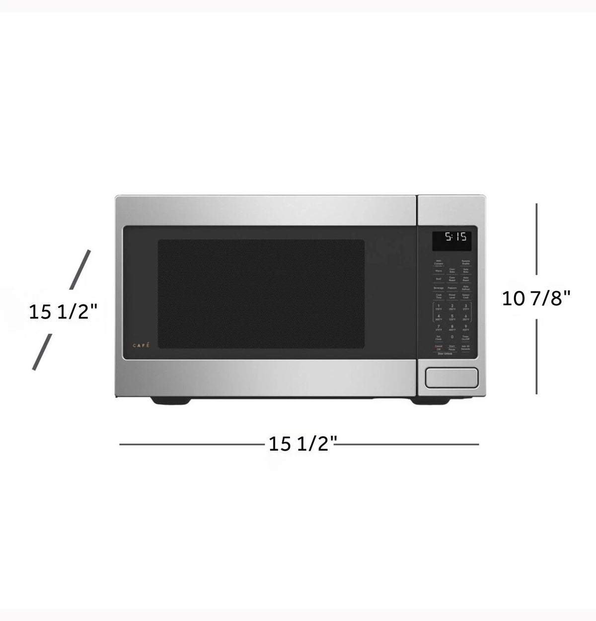 Café 1.5 Cu. Ft. Smart Countertop Convection/Microwave Oven CCWK15C1WSS